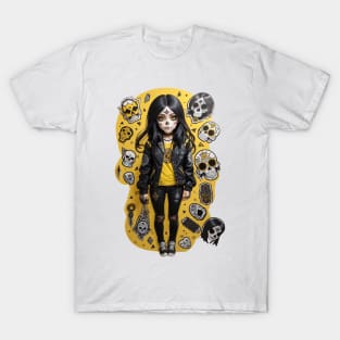 Emo Punk Day of the Dead Girl! T-Shirt